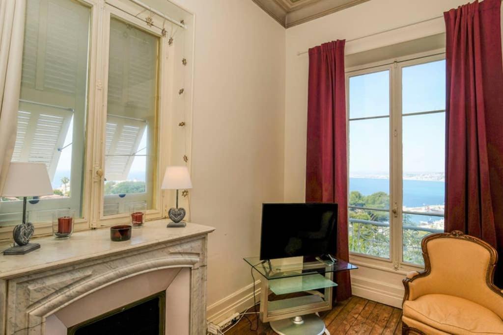 Mont Boron Magnificent View-3 Rooms - Wifi - A.C Ницца Экстерьер фото